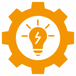 Smart overload management icon — intelligent load protection system
